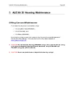 Preview for 48 page of Gates ALEXA 35 Setup, Use And Care Manual