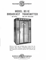 Gates BC-1E Quick Start Manual preview