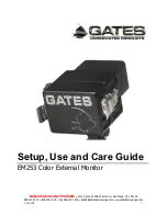 Предварительный просмотр 1 страницы Gates EM253 Setup, Use And Care Manual