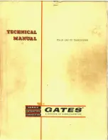 Предварительный просмотр 1 страницы Gates FM-1B Technical Manual