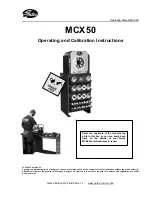 Предварительный просмотр 1 страницы Gates MCX50 Operating And Calibration Instructions