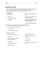 Preview for 6 page of Gates Z100 Setup, Use And Care Manual