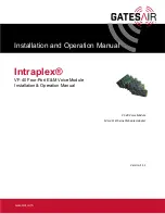 GatesAir Intraplex MA-311 Installation & Operation Manual preview