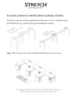Предварительный просмотр 10 страницы Gateway Office Furniture STRETCH Assembly Instructions & General Overview