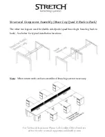 Предварительный просмотр 11 страницы Gateway Office Furniture STRETCH Assembly Instructions & General Overview