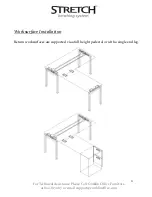 Предварительный просмотр 21 страницы Gateway Office Furniture STRETCH Assembly Instructions & General Overview