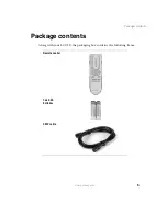 Предварительный просмотр 9 страницы Gateway 13-inch User Manual