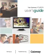 Preview for 1 page of Gateway 17 LCD TV User Manual