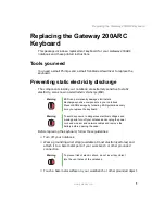 Gateway 200ARC Replacement Manual preview
