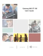 Gateway 840 VT-100 User Manual preview