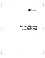 Gateway 935 series Installation Manual preview