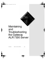 Gateway ALR 7300 Maintaining And Troubleshooting preview