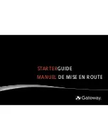 Предварительный просмотр 1 страницы Gateway DX430B Starter Manual