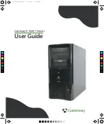 Gateway E-9220T User Manual preview