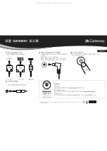 Предварительный просмотр 5 страницы Gateway FHX2402L Setting Up