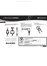 Предварительный просмотр 16 страницы Gateway FHX2402L Setting Up