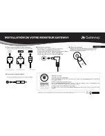 Предварительный просмотр 3 страницы Gateway FHX2402L Setup Manual