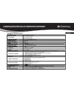 Предварительный просмотр 9 страницы Gateway FHX2402L Setup Manual