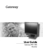 Preview for 1 page of Gateway FPD-1940 User Manual