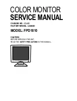 Gateway FPD1810 Service Manual preview