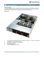 Preview for 1 page of Gateway GR585 F1 Specifications