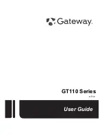 Preview for 1 page of Gateway GT110 Series User Manual