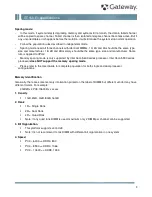 Preview for 9 page of Gateway GT150 F1 Specifications