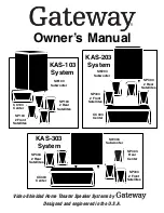 Gateway KAS-303 Owner'S Manual preview