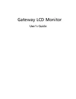 Preview for 1 page of Gateway KX2153 User Manual