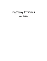 Gateway LT2022u User Manual preview