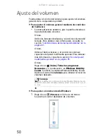 Предварительный просмотр 58 страницы Gateway M-6801m (Spanish) Guía De Referencia