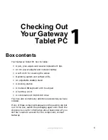 Предварительный просмотр 5 страницы Gateway M1200 User Manual