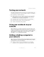 Preview for 9 page of Gateway M250 Networking Manual