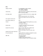 Preview for 2 page of Gateway M275 Specifications