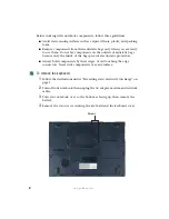 Preview for 2 page of Gateway M505 Replacement Manual