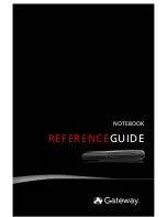 Предварительный просмотр 1 страницы Gateway MC73 Reference Manual