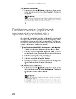 Preview for 30 page of Gateway ML6227v (Slovakian) Referenčná Príručka