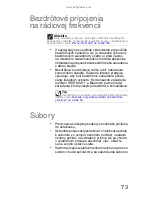 Preview for 81 page of Gateway ML6227v (Slovakian) Referenčná Príručka