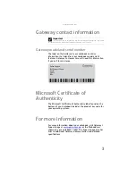 Preview for 9 page of Gateway MT6831 Reference Manual