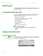 Preview for 6 page of Gateway MX3000 Series User Manual