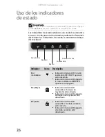 Предварительный просмотр 34 страницы Gateway MX6002m (Spanish) Guía De Referencia