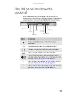 Предварительный просмотр 43 страницы Gateway MX6002m (Spanish) Guía De Referencia