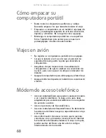 Preview for 76 page of Gateway MX6243m (Spanish) Documentación Del Hardware