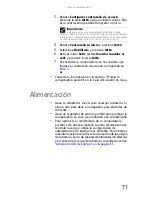 Preview for 79 page of Gateway MX6243m (Spanish) Documentación Del Hardware