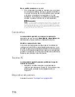 Preview for 124 page of Gateway MX6243m (Spanish) Documentación Del Hardware