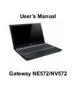 Gateway NE572 User Manual preview