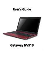 Gateway NV51B User Manual preview