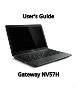 Gateway NV57H User Manual preview