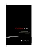 Gateway NX100X - Core Solo 1.06 GHz Reference Manual preview