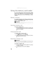 Preview for 42 page of Gateway NX100X - Core Solo 1.06 GHz Reference Manual